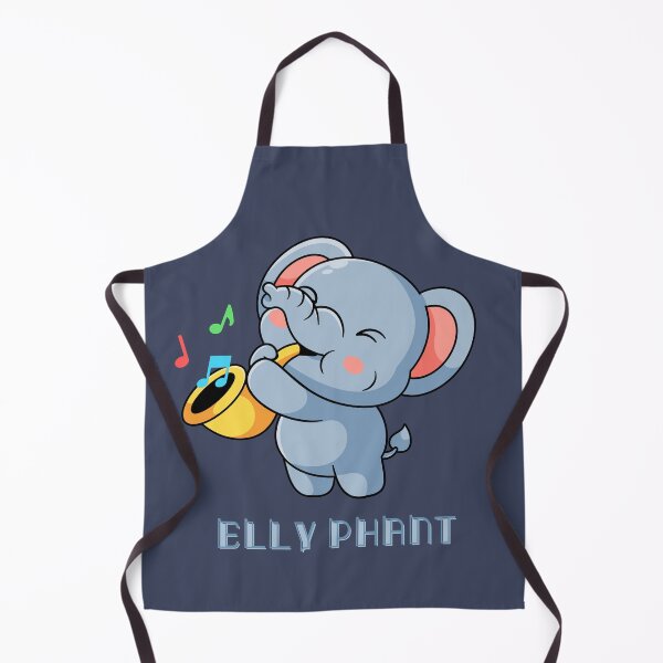 Item preview, Funny Cartoon Elephant - "Elly Phant" Pun Design for Kids designed and sold by Amira Sabry.