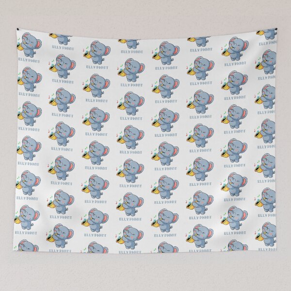 Item preview, Funny Cartoon Elephant - "Elly Phant" Pun Design for Kids designed and sold by Amira Sabry.