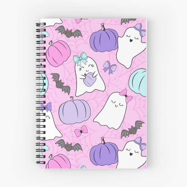 Item preview, Halloween Girly Ghosts and Pumpkins Pink designed and sold by SamAnnDesigns.