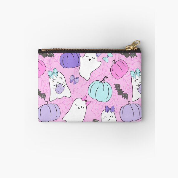Item preview, Halloween Girly Ghosts and Pumpkins Pink designed and sold by SamAnnDesigns.