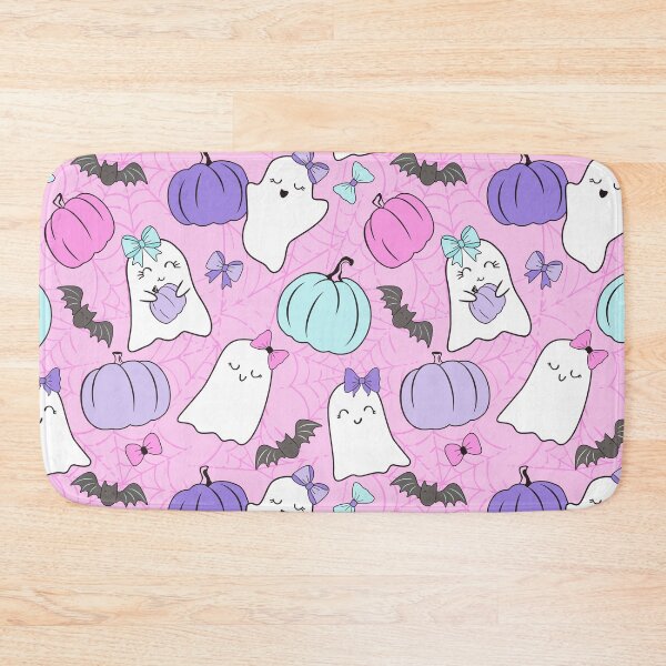 Item preview, Halloween Girly Ghosts and Pumpkins Pink designed and sold by SamAnnDesigns.