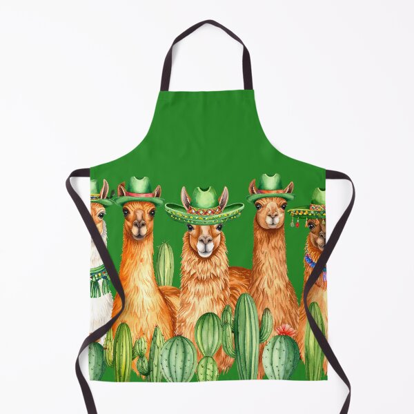 Item preview, Cactus Party Llama Fiesta Cheerful Llama designed and sold by Nok-Thep.