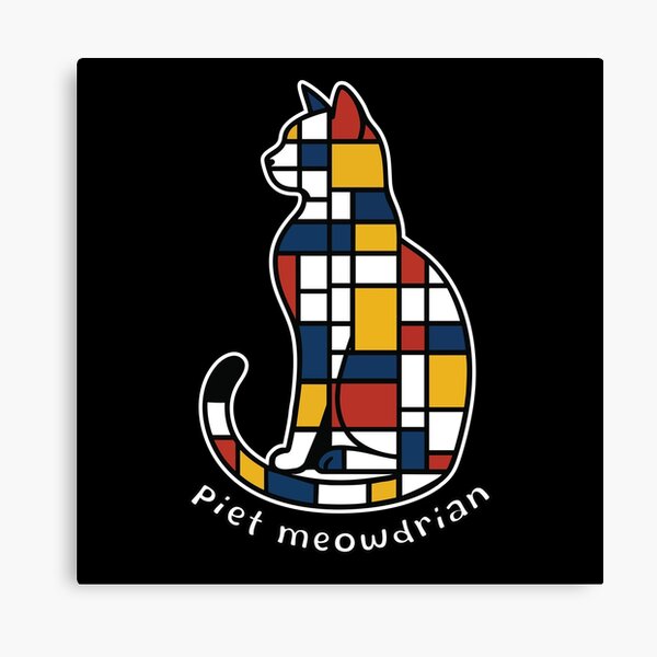 Item preview, Piet Meowdrian designed and sold by CollageLab.