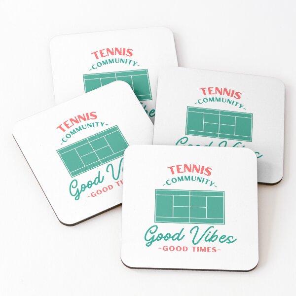 Item preview, Tennis Community Good Vibes Retro Design  designed and sold by TeeTopStudio.