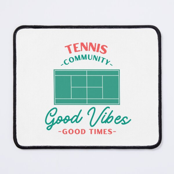 Item preview, Tennis Community Good Vibes Retro Design designed and sold by TeeTopStudio.