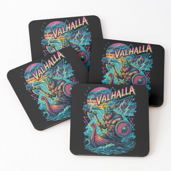 Item preview, Sailing Viking Valhalla Norse Retro  designed and sold by TomFrontierArt.
