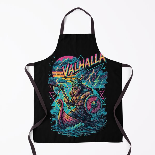Item preview, Sailing Viking Valhalla Norse Retro designed and sold by TomFrontierArt.