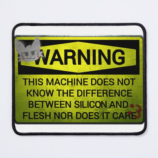 Item preview, silicon Warning designed and sold by P0t_man.