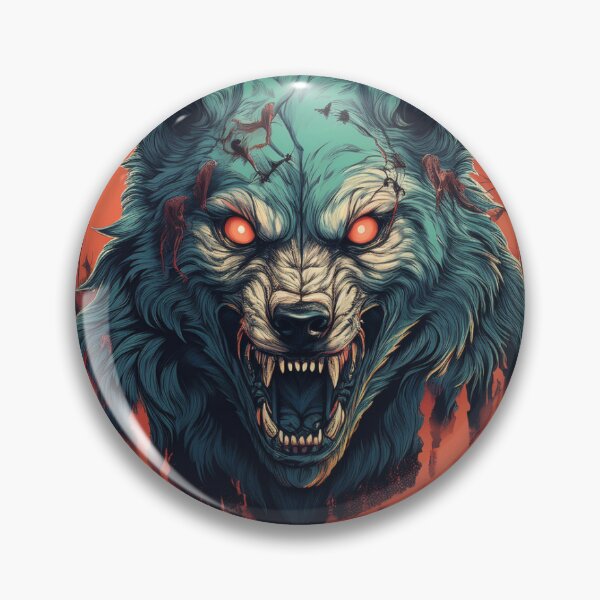 Item preview, Scary Evil Wolf Design designed and sold by TheRealTeamFat.