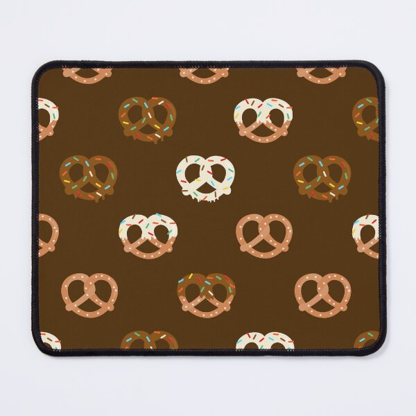 Item preview, Chocolate Covered Pretzels On Chocolate Brown designed and sold by SamAnnDesigns.