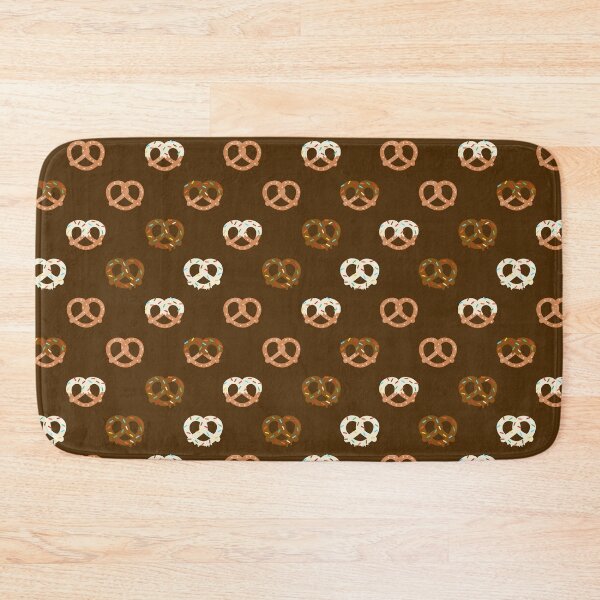 Item preview, Chocolate Covered Pretzels On Chocolate Brown designed and sold by SamAnnDesigns.