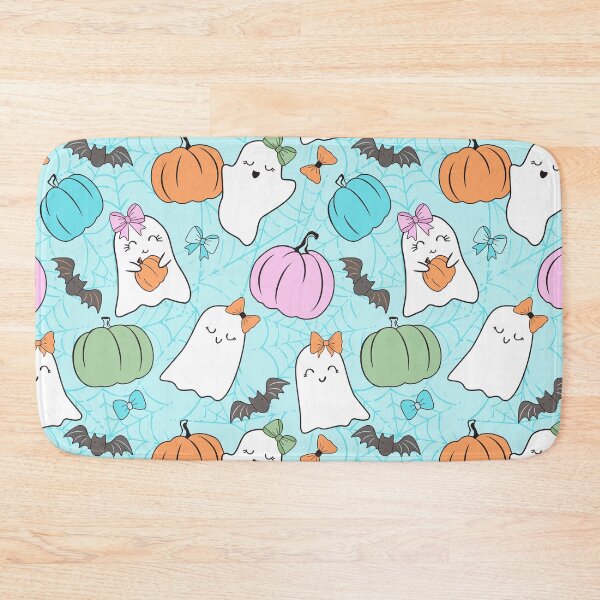 Item preview, Copy of Halloween Girly Ghosts and Pumpkins Blue designed and sold by SamAnnDesigns.