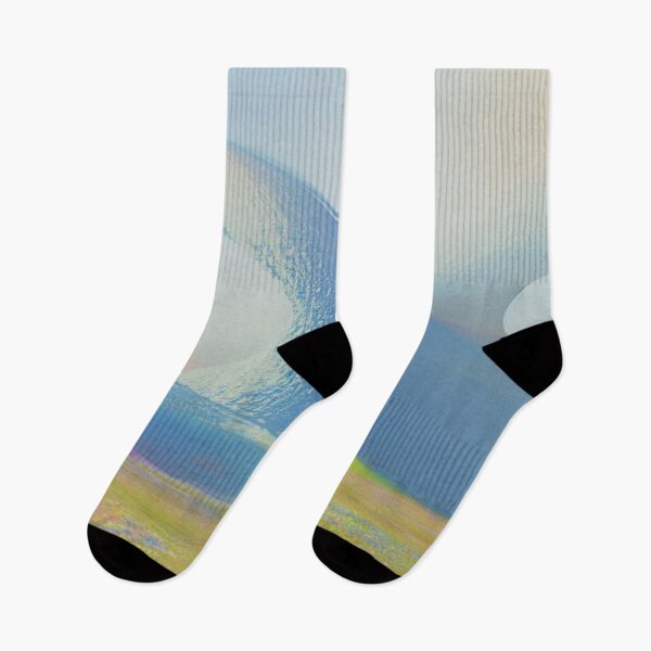 Item preview, Pastel Infinity Loop Landscape – Surreal Wildflower Meadow designed and sold by Uniquely Yours.