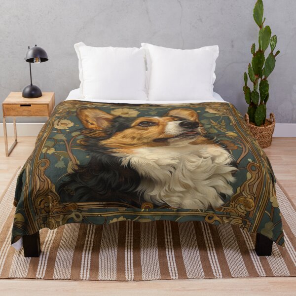 Item preview, Art nouveau Corgi designed and sold by MendaciousMina.