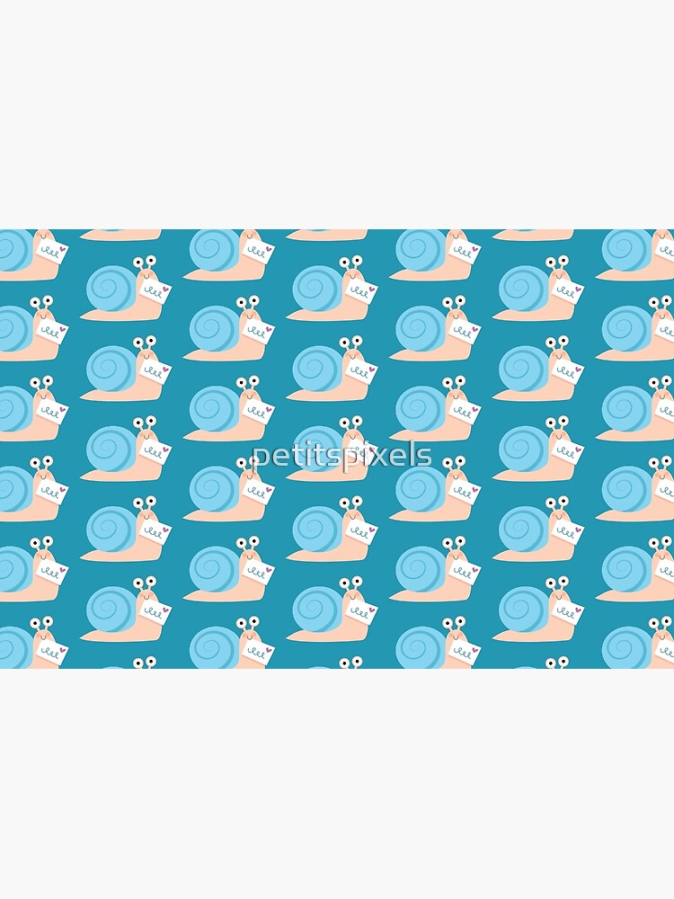 Blue snail mail by petitspixels