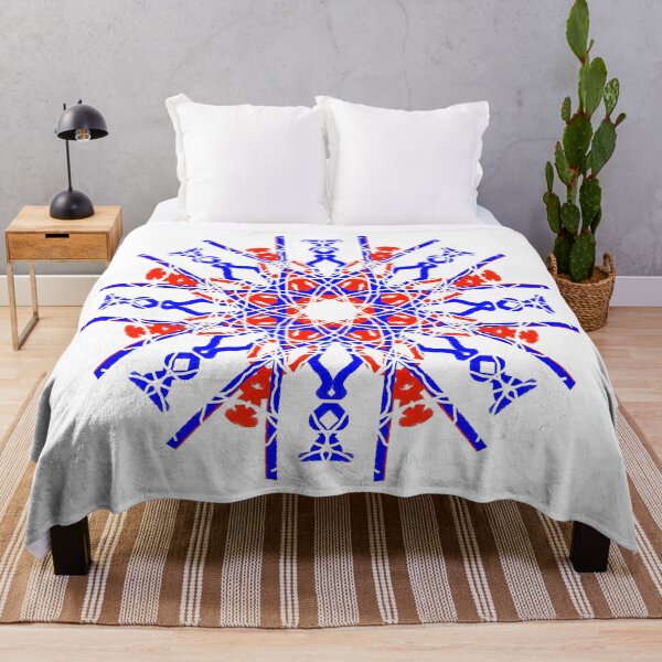 Item preview, Mandela in Blue and Red designed and sold by LoveofPeace.