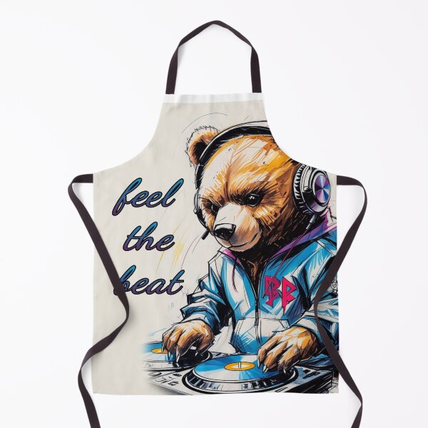 Item preview, Feel the Beat – DJ Bear Vibes" designed and sold by EfraimFunArt.