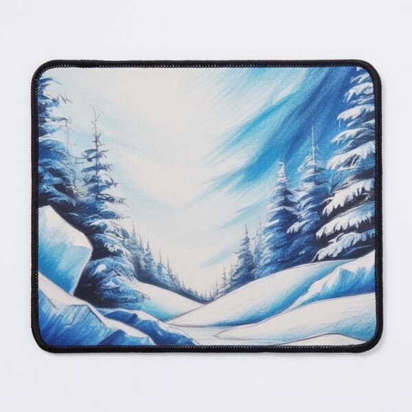 Item preview, Snowy Winter Frozen River Landscape designed and sold by Uniquely Yours.
