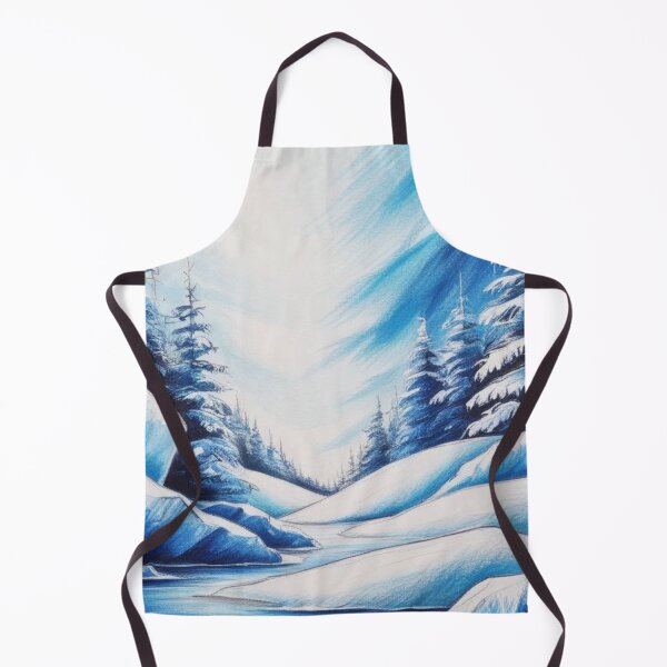Item preview, Snowy Winter Frozen River Landscape designed and sold by Uniquely Yours.