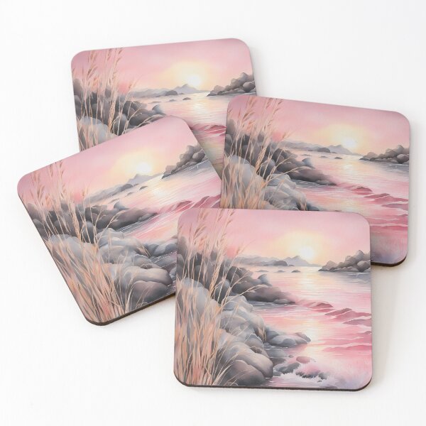 Item preview, Pink Ocean Beach designed and sold by CalmnessbyChoice.