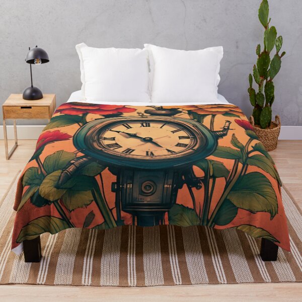 Item preview, "Sunrise Mechanica" Steampunk vintage clock. designed and sold by coolcomonshirts.