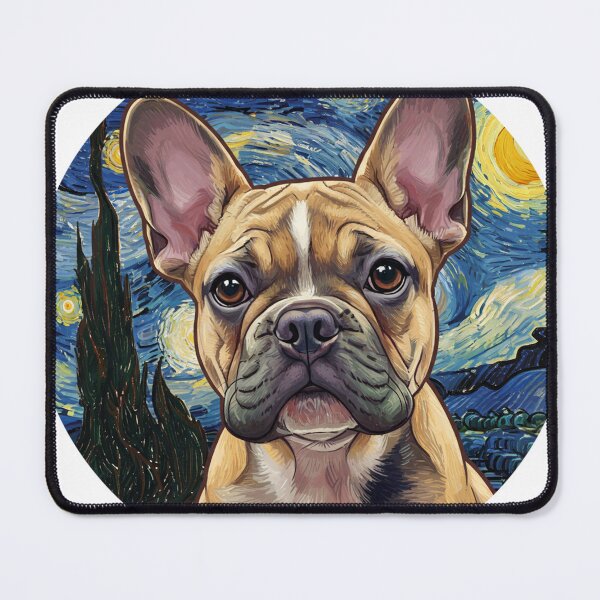 Item preview, French Bulldog Van Gog style designed and sold by barbastyle.