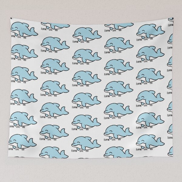 Item preview, Dolphin flippin love you  designed and sold by waltcrystal.