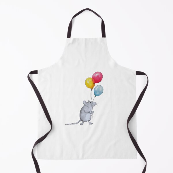 Item preview, Cute MOUSE with Three Balloons, Party Time, Celebration designed and sold by JoyfulWhimsy.