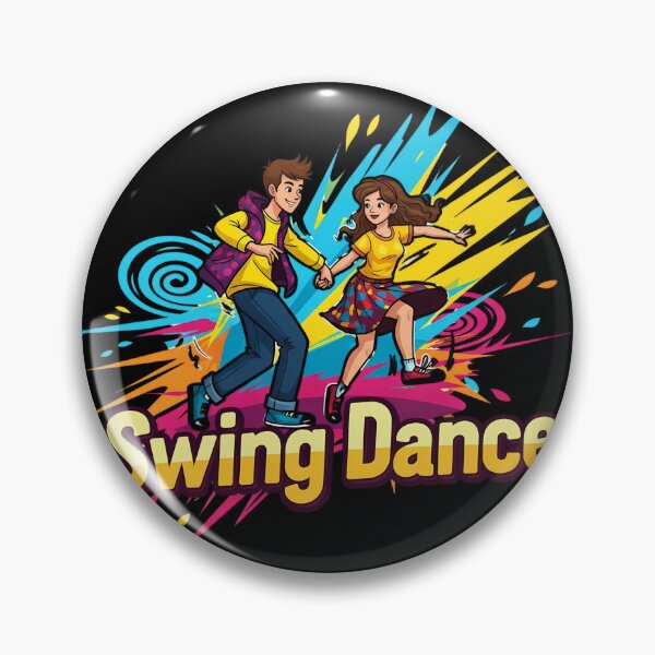 Item preview, Swing Dance Colorful Cartoon Illustration designed and sold by Sitred123.