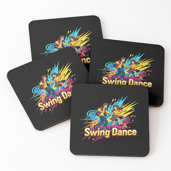 Item preview, Swing Dance Colorful Cartoon Illustration designed and sold by Sitred123.