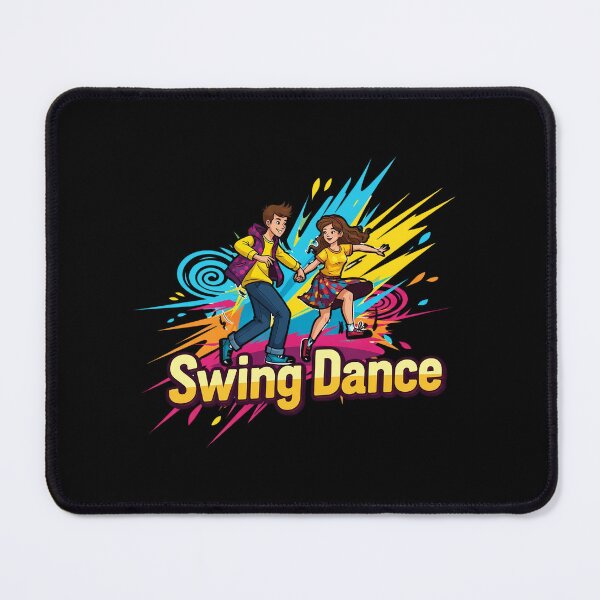 Item preview, Swing Dance Colorful Cartoon Illustration designed and sold by Sitred123.