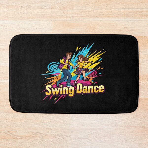 Item preview, Swing Dance Colorful Cartoon Illustration designed and sold by Sitred123.