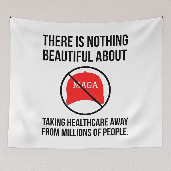 Item preview, There is nothing beautiful about MAGA  designed and sold by Rachel the Artist .