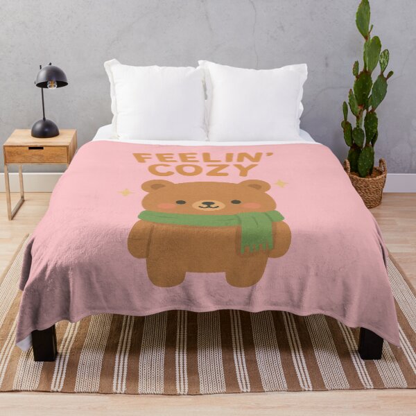 Item preview, Feelin' Cozy - Cute Kawaii Bear Winter Design designed and sold by POPDOTSHOP.