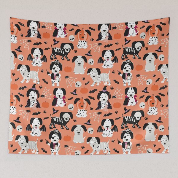 Item preview, Halloween Dalmatian Dogs Costumes Orange designed and sold by SamAnnDesigns.