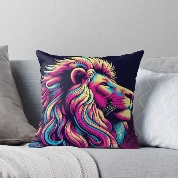 Item preview, colorful lion desighn designed and sold by Dogandesighn.