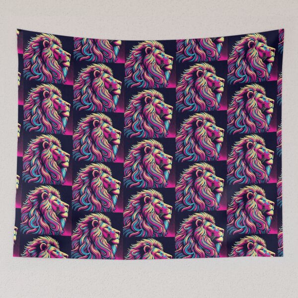 Item preview, colorful lion desighn designed and sold by Dogandesighn.