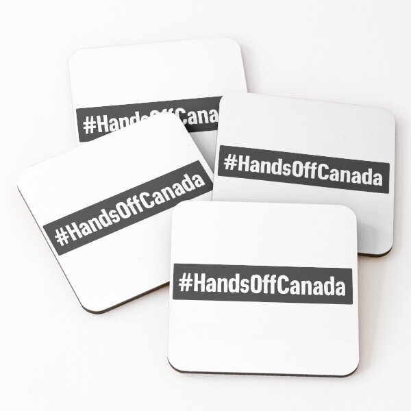 Item preview, Hands Off Canada – Hashtag Protest Slogan Design designed and sold by Meandmyshop.