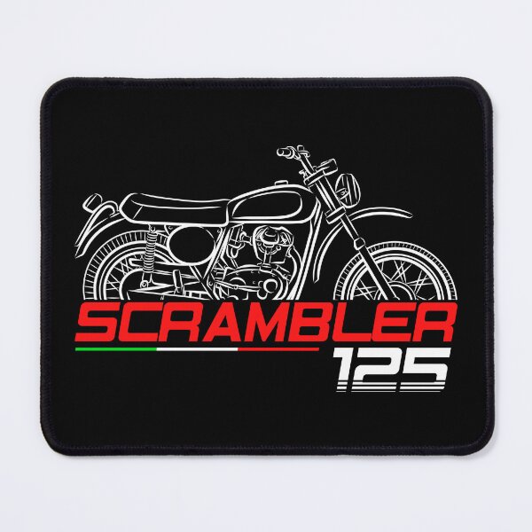 Item preview, Ducati 125 Scrambler 1971-1972 for bikers, Motorcycle designed and sold by ThrottleArts.