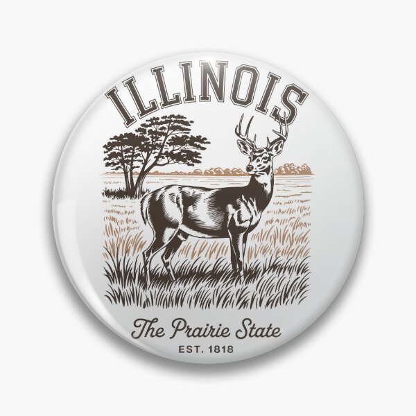 Item preview, Illinois | The Prairie State | Est. 1818 designed and sold by SaltyLass.