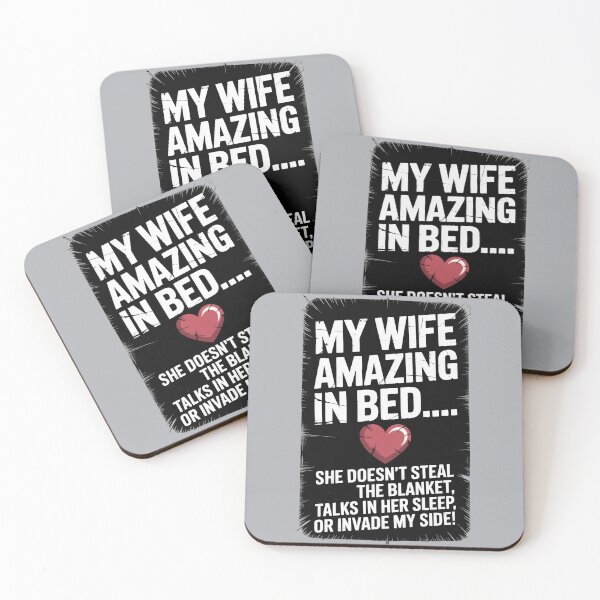 Item preview, Street Art slogan : My wife is amazing in bed…var 2 designed and sold by NEUMANN ArtWear Boutique.