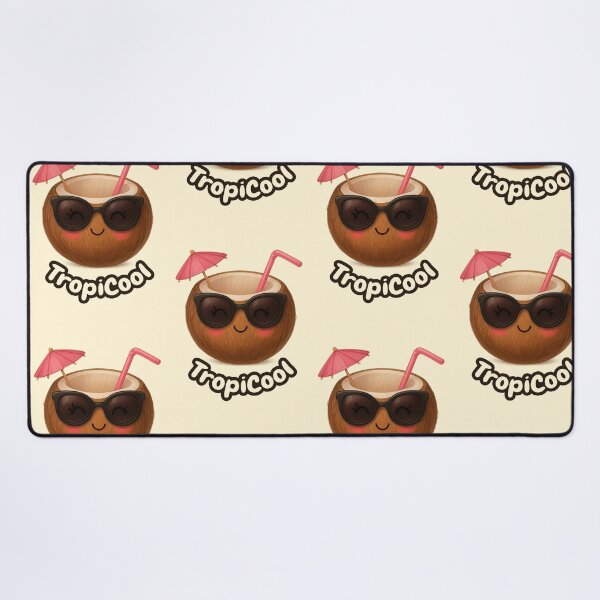 Item preview, TropiCool Coconut – Cute Summer Coconut Drink designed and sold by TastefulDesigns.