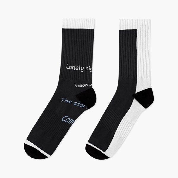 Item preview, Lonely Night Doesn’t Mean Lonely Heart – Kindwaves Quote designed and sold by KWkindwaves.