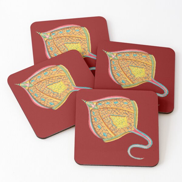 Item preview, Renard Vintage Marine Art - Orange Ray designed and sold by FUNKARIUM.