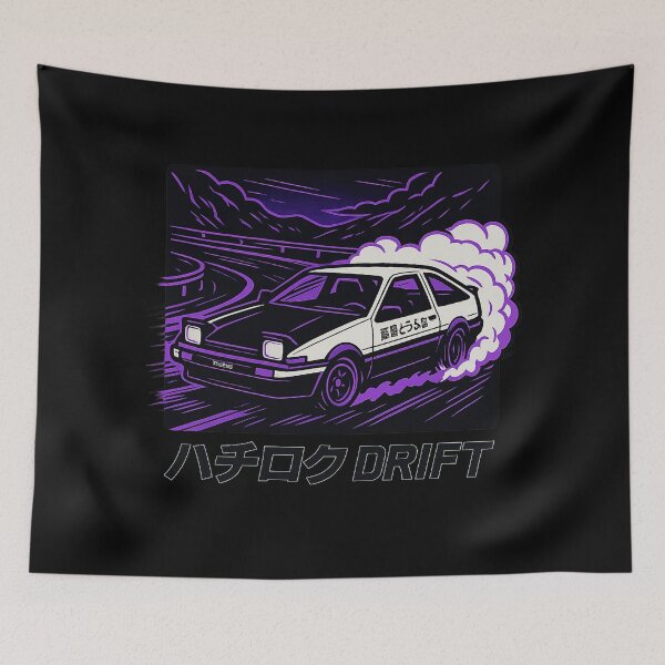 Item preview, Hachiroku Drift – Panda AE86 Touge Smoke designed and sold by Pickle-Monster.