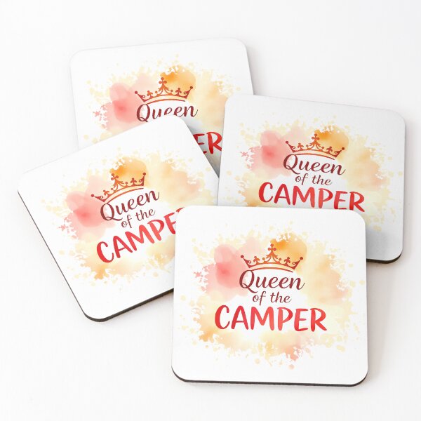Item preview, Queen of the Camper, Funny Camping, Watercolor Splash designed and sold by QuirkySpark.