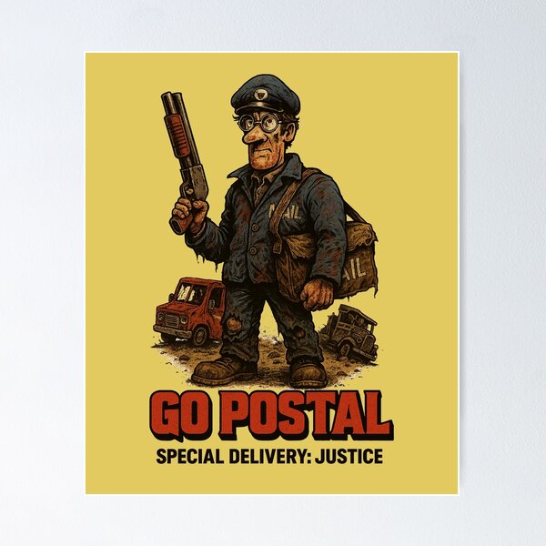 Item preview, GO POSTAL – Special Delivery: Justice designed and sold by Lilo-Designs.