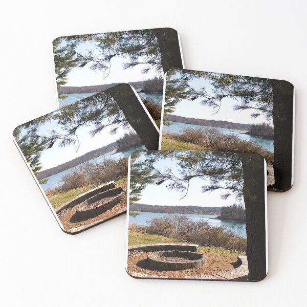 Item preview, Photograph of firepit on the Lake designed and sold by ERICHMAN.