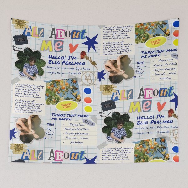 Item preview, All About Elio, Call Me By Your Name, Perlman, Italy, Aciman designed and sold by SuchWowDesign.