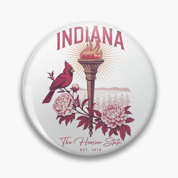 Item preview, Indiana | The Hoosier State | Est. 1816 designed and sold by SaltyLass.